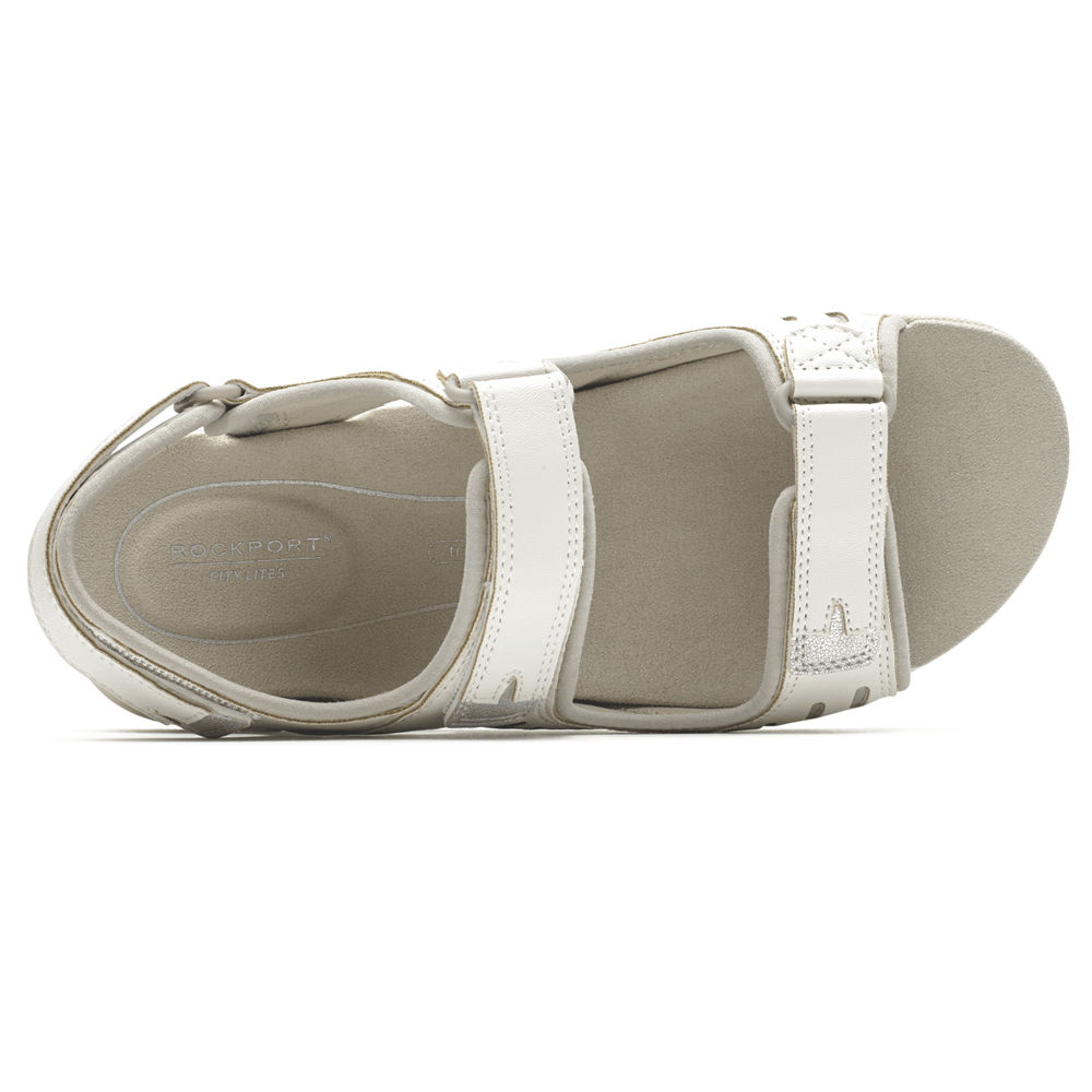 Sandálias Rockport Mulher Branco - Eileen Comfort - 95138EQTR